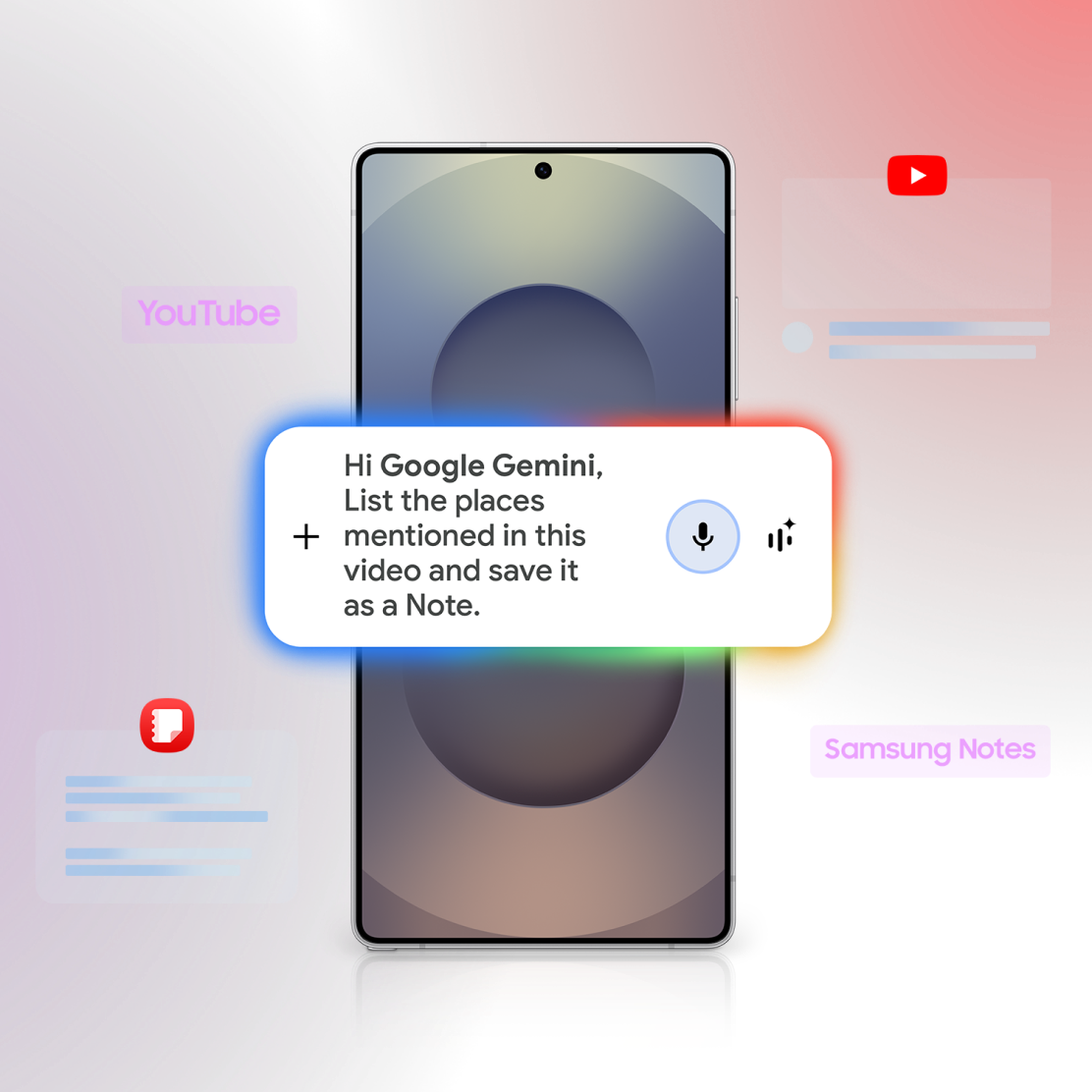 Cross App Action showcase with multiple appdivcations open at same time