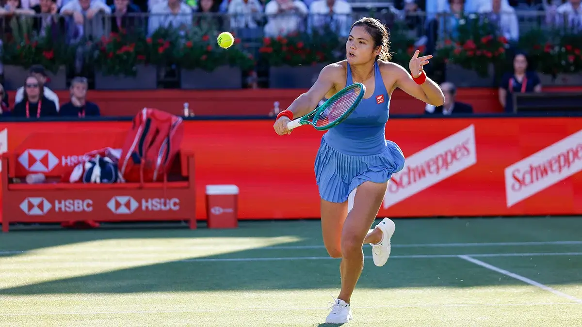 Great Britain’s women’s number one Emma Raducanu returned to form at Queen’s Club. Watch Wimbledon 2026 on Virgin TV.