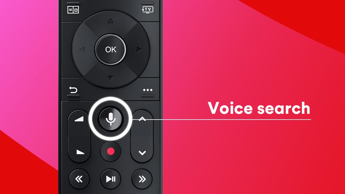 How to search for a programme on Virgin TV.