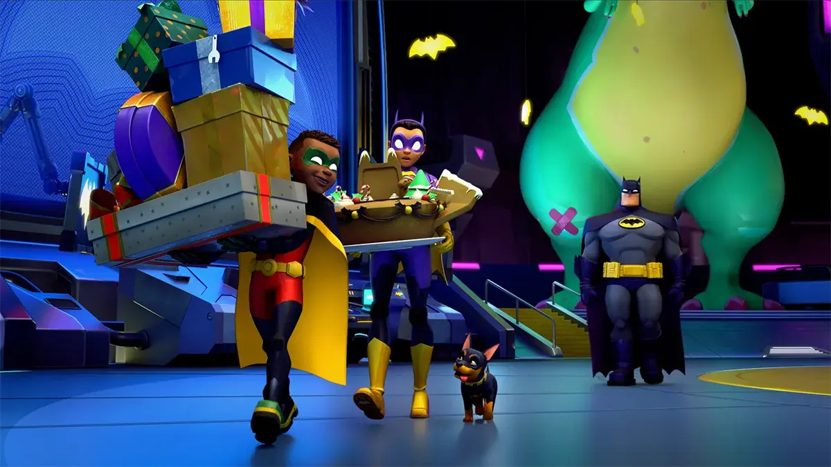 Batwheels, available on Cartoonito on Virgin TV.