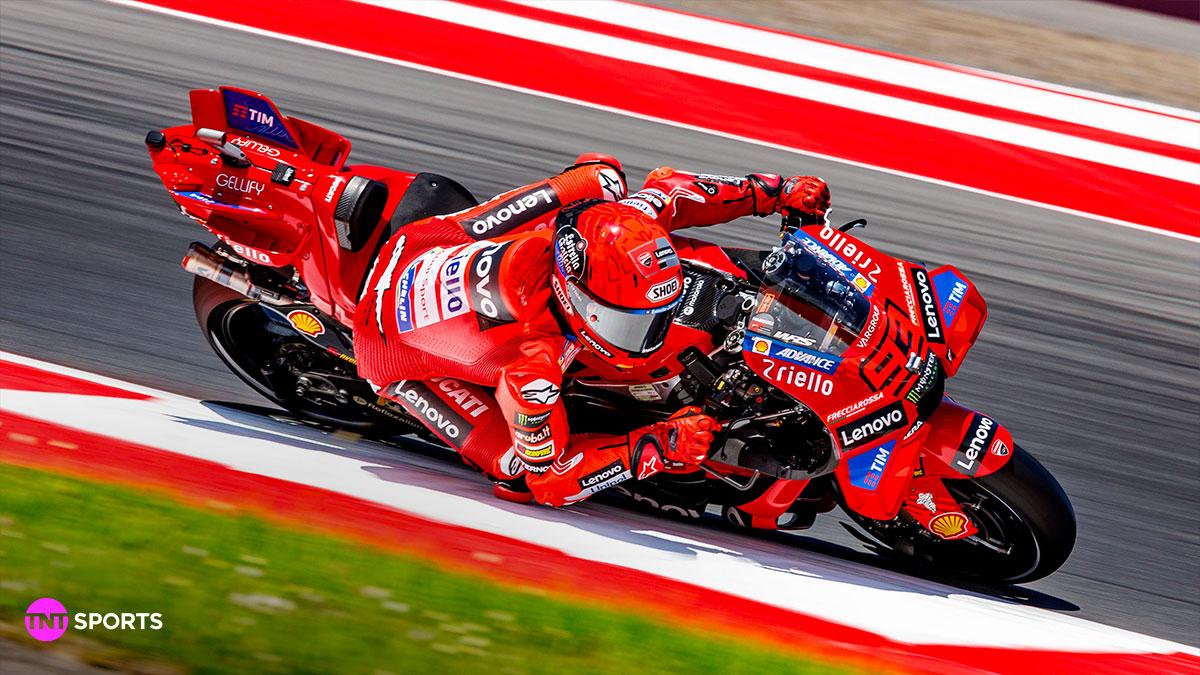 Watch the MotoGP champion Marc Márquez in action live on TNT Sports this month.