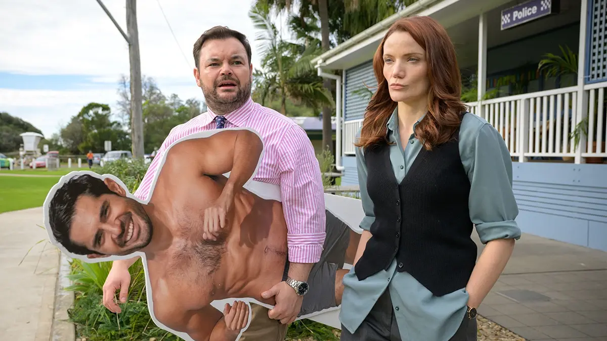 Lloyd Griffith and Anna Samson in the new series of Return To Paradise.