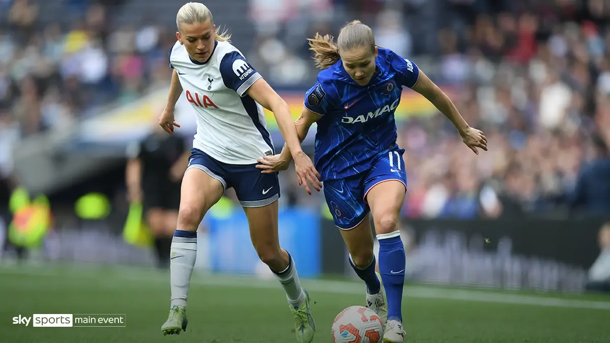 Chelsea v Spurs in the Women’s Super League, live on Sky Sports this month.