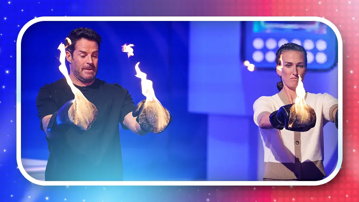 Jamie Redknapp, team captain in A League Of Their Own on Sky Max.