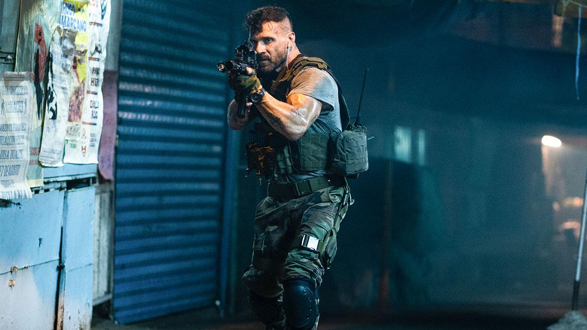 Frank Grillo in Long Gone Heroes, available this month on Sky Cinema.