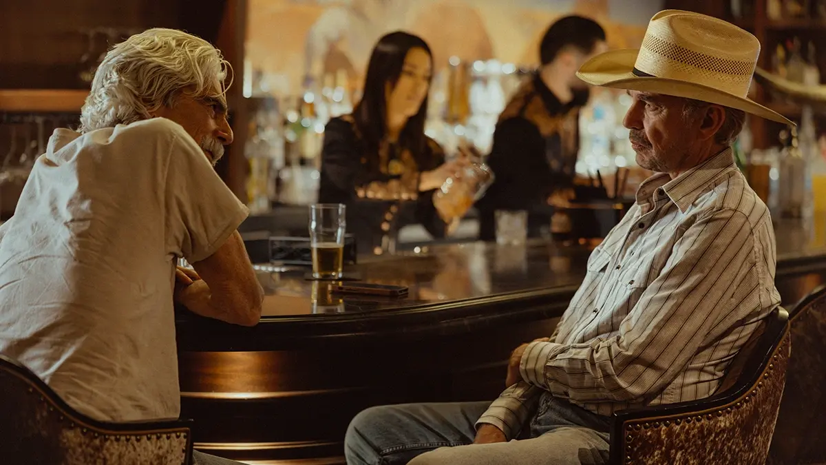 Sam Elliot and Billy Bob Thornton in season 2 of Landman.