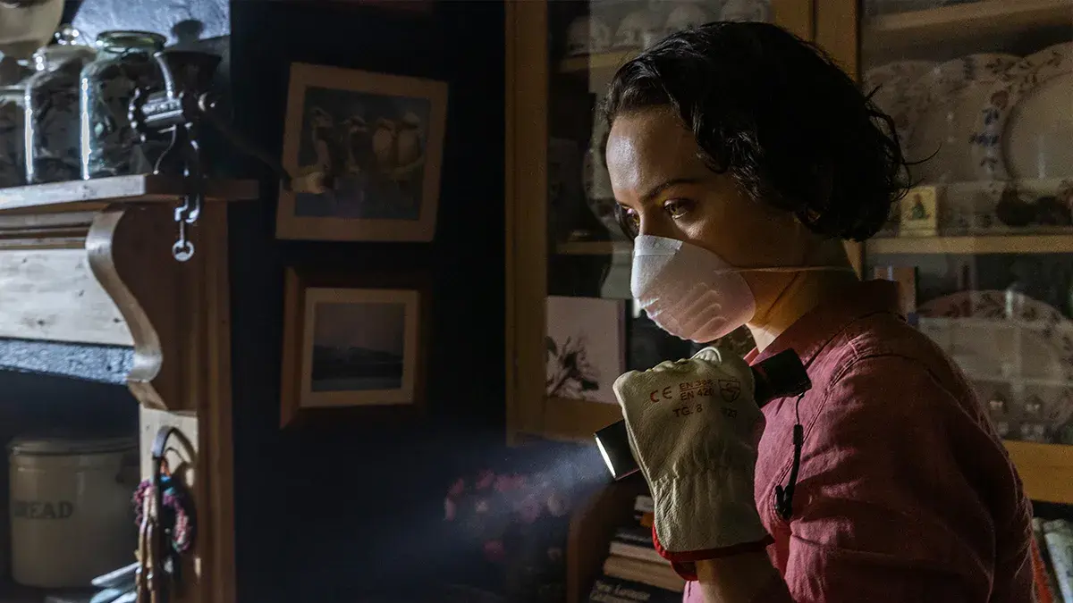 Daisy Ridley in We Bury The Dead, on Sky Cinema this month.