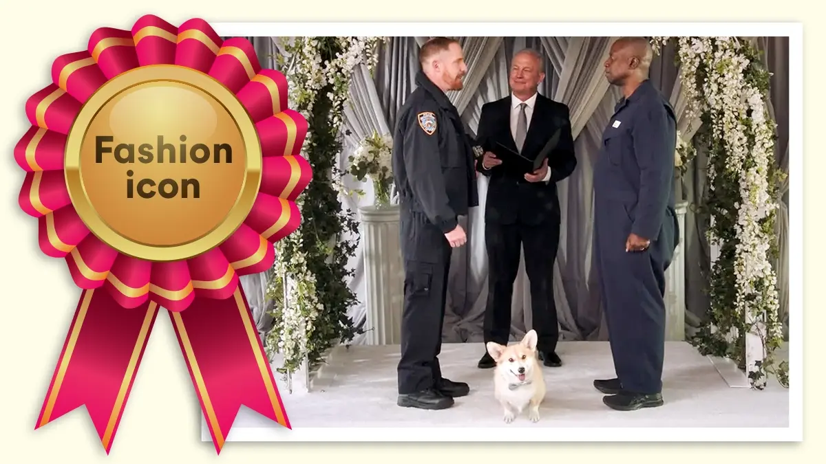 Cheddar: Best in Show for fashion icon.