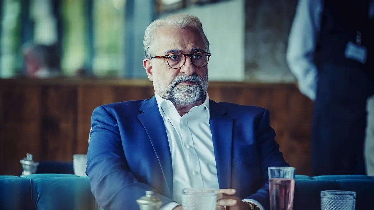 Omid Djalili in Betrayal, available on ITV1 and ITVX on Virgin TV.