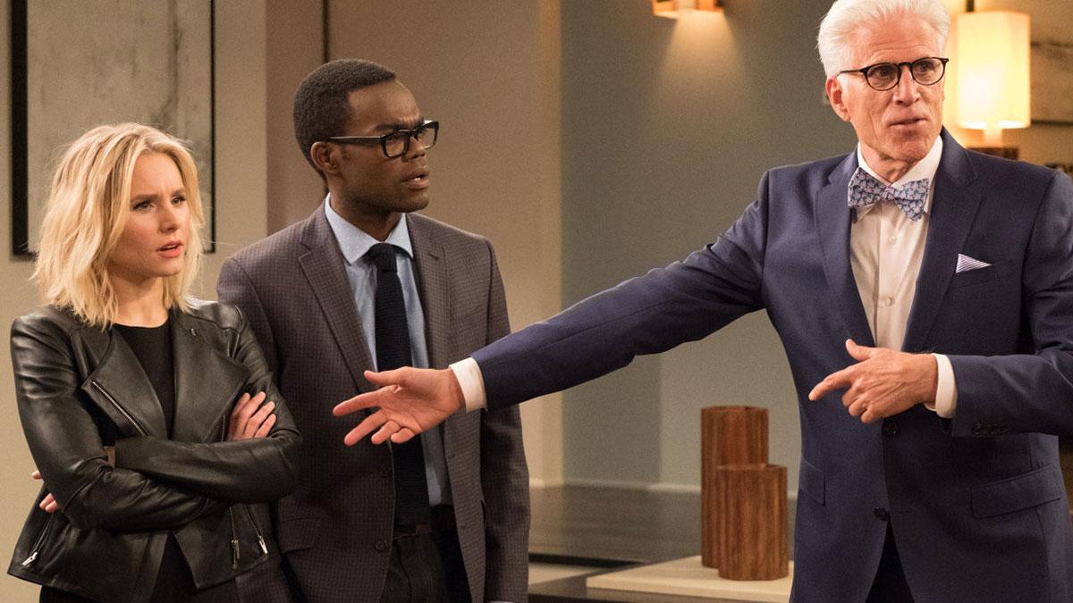 Find seasons 1-4 of The Good Place in Apps > Netflix now.