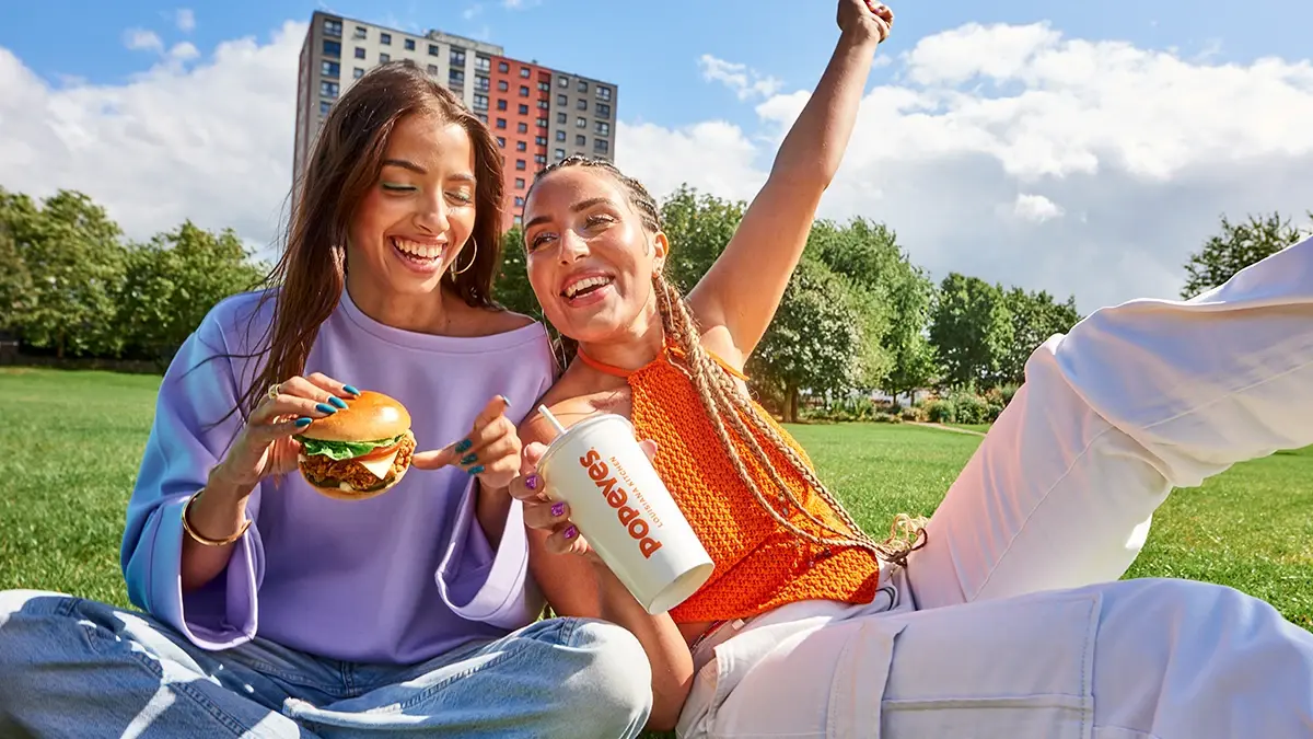 Bag 50% off a Regular Chicken Sandwich Meal at Popeyes.