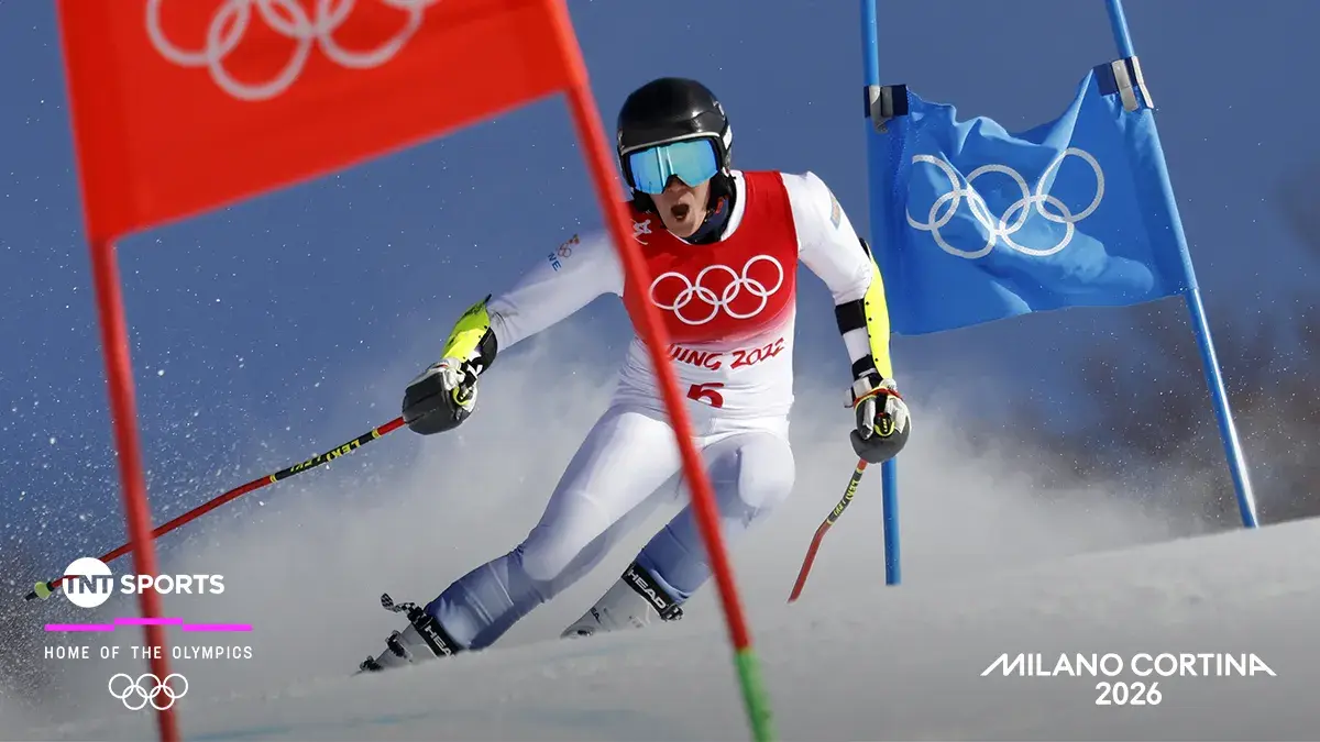 Alpine skiing in the Olympic Winter Games on Virgin TV.