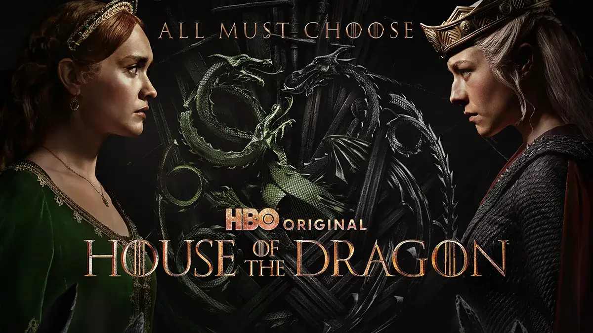 House Of The Dragon, available on HBO Max via Virgin TV.