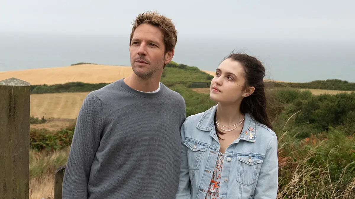 Jim Bergerac and his daughter Kim (Chloé Sweetlove).
