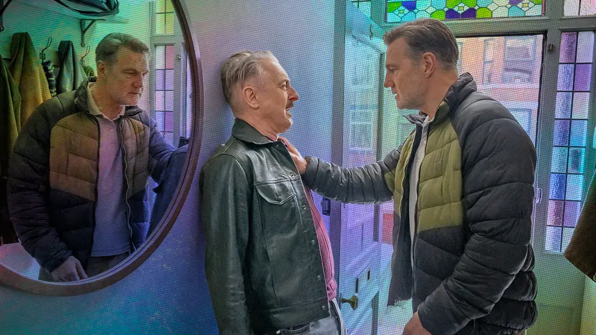 Alan Cumming and David Morrissey in Tip Toe on Channel 4.