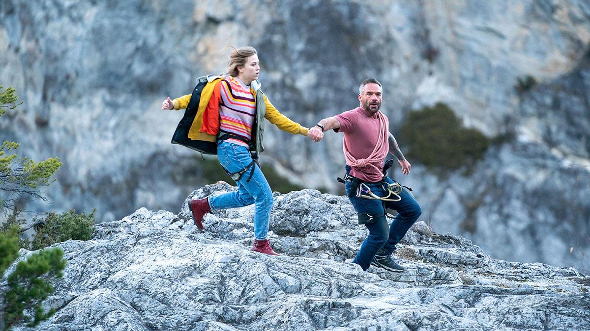 Maïra Schmitt and Philippe Bas in The Devil’s Leap, streaming in Apps > Channel 4 this month.