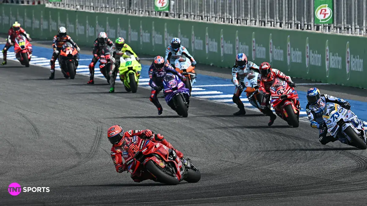 MotoGP action on TNT Sports this month.