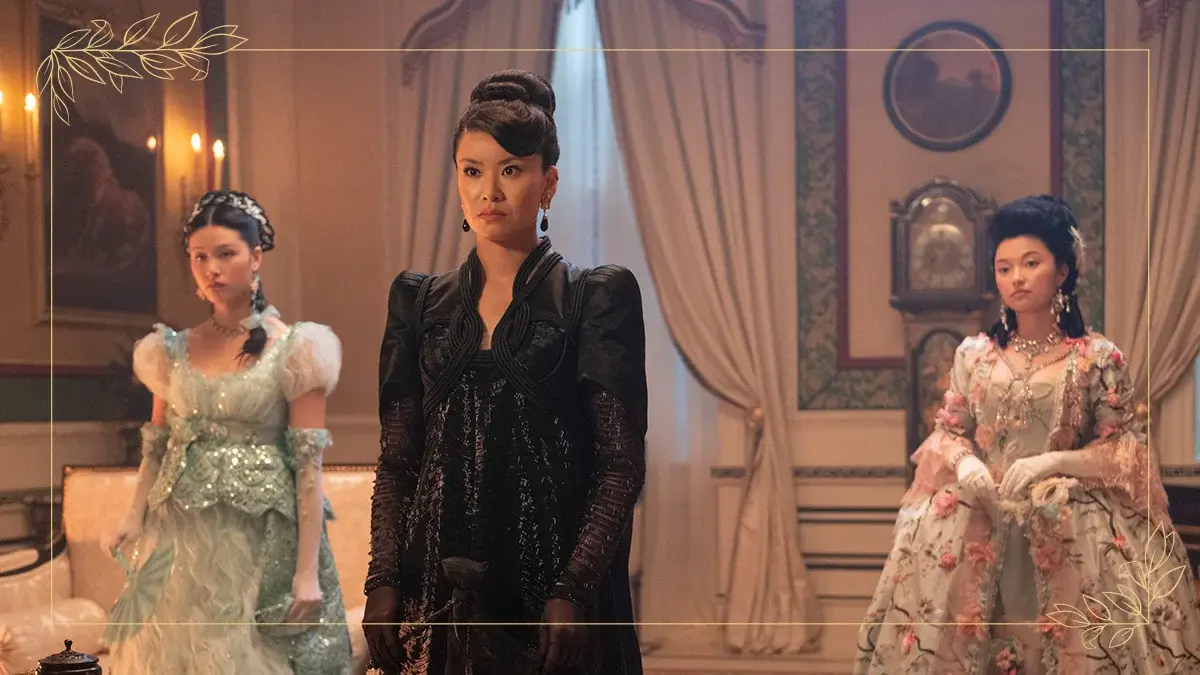 Isabella Wei, Katie Leung and Michelle Mao join the Bridgerton cast.