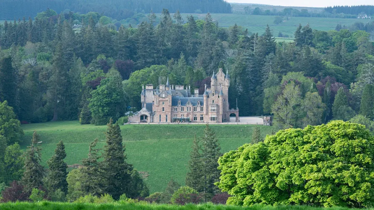 Ardross Castle in the Scottish Highlands where The Celebrity Traitors is filmed.