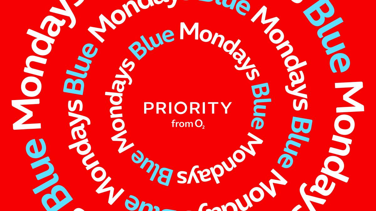 Great rewards on Blue Mondays this July with Priority from O2.
