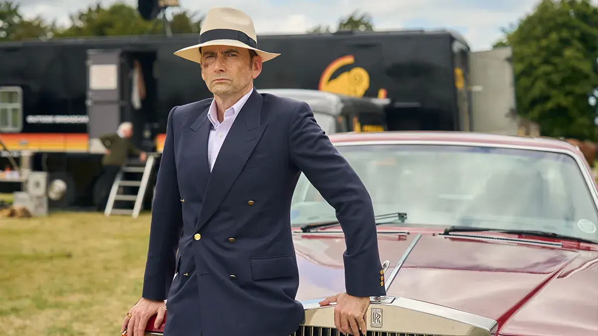 David Tennant is perfect as the charming villain Lord Tony Baddingham in Rivals season 2 on Disney+.