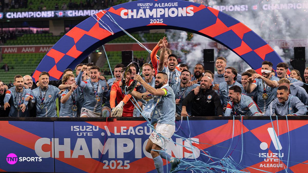 Melbourne City won the Men’s A-League title in 2024/25. Watch live A-League football this month on TNT Sports.