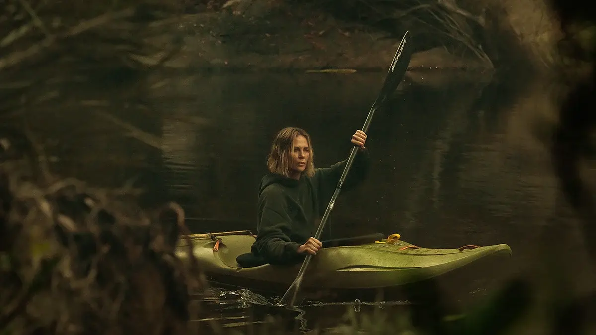 Charlize Theron in Apex, coming to Netflix in April.