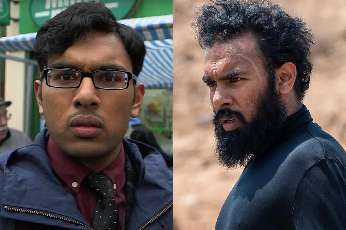 Himesh Patel as EastEnders’s Tamwar Masood and later as The Assessment’s Aaryan.