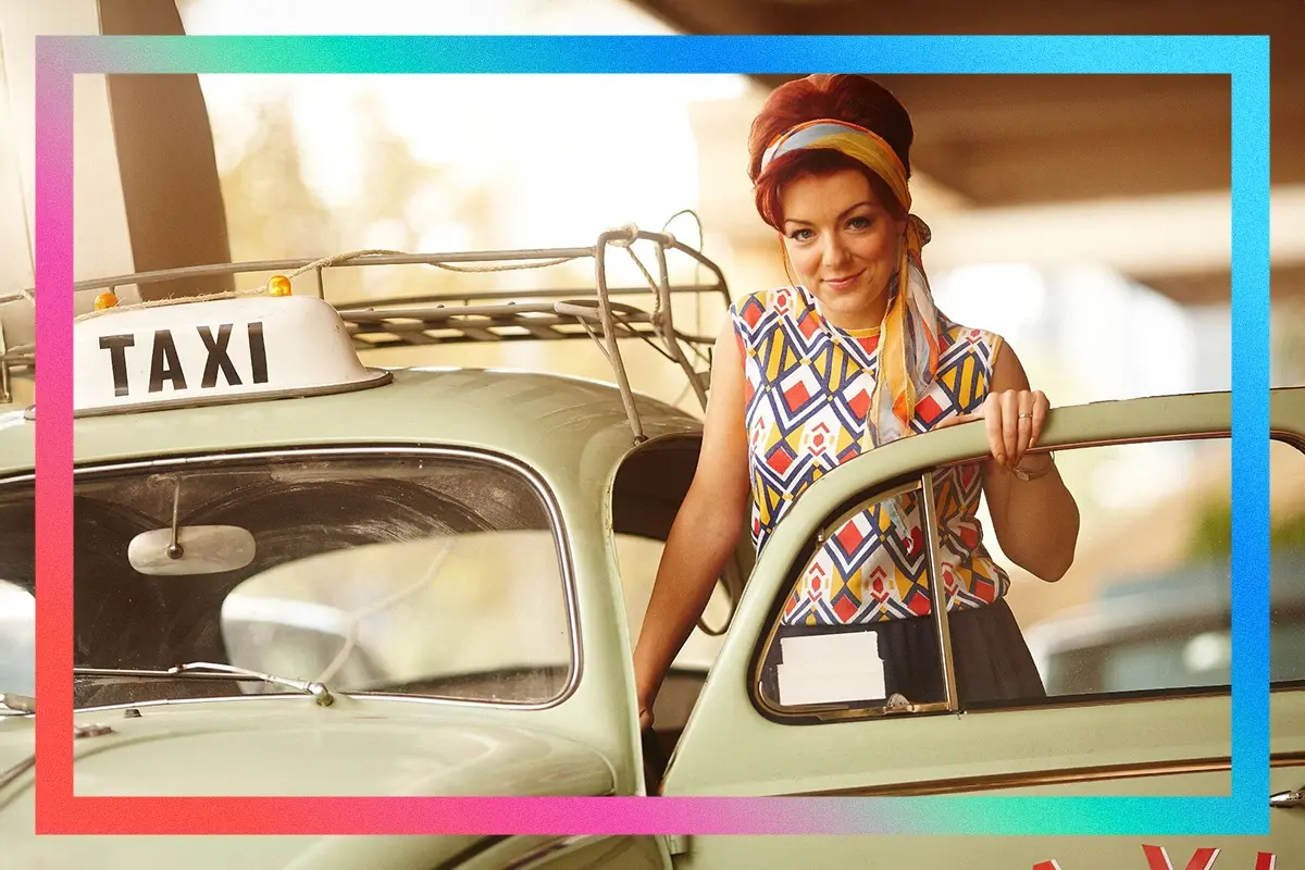 Sheridan Smith as Charmian Brent in Mrs Biggs.