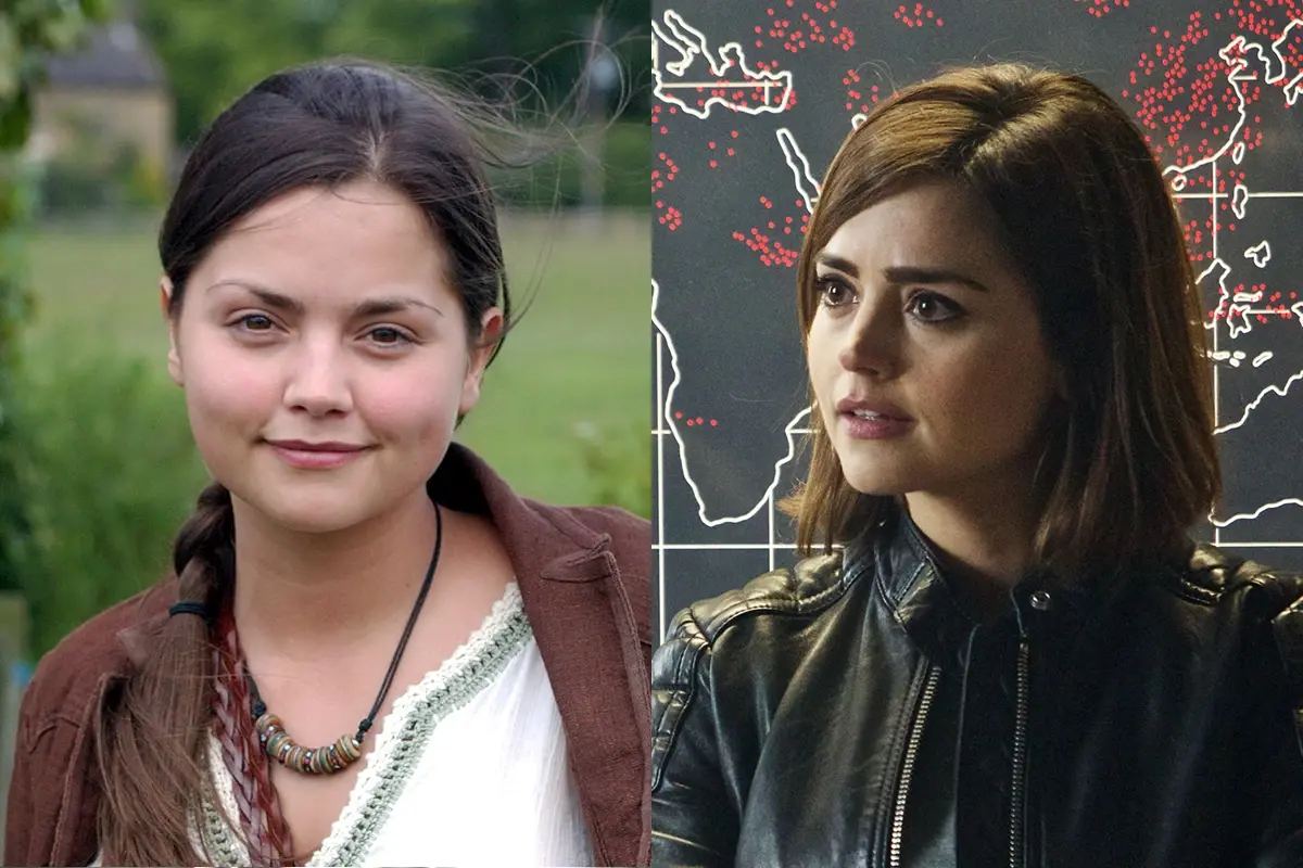 Jenna Coleman as Emmerdale’s Jasmine Thomas and later as Doctor Who’s Clara Oswald.