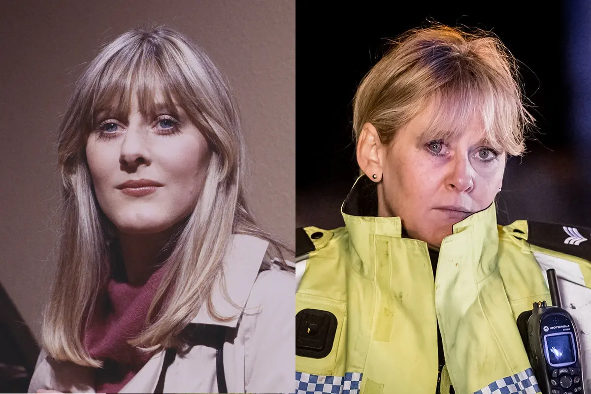 Sarah Lancashire as Coronation Street’s Raquel Watts and later as Happy Valley’s Sergeant Catherine Cawood.