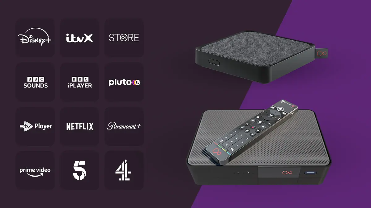 TV streaming apps on Virgin TV