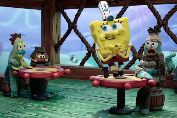 SpongeBob SquarePants, available on Nickelodeon on Virgin TV.