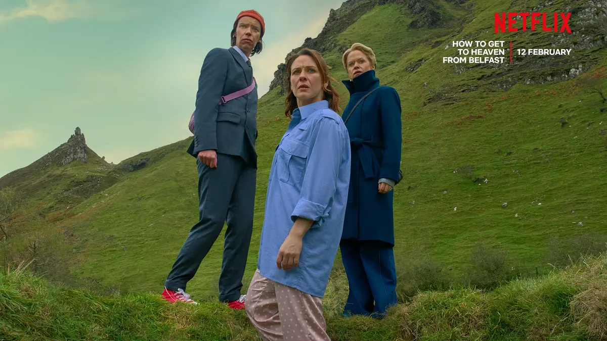 How To Get To Heaven From Belfast, plus what else is new on Netflix in February.