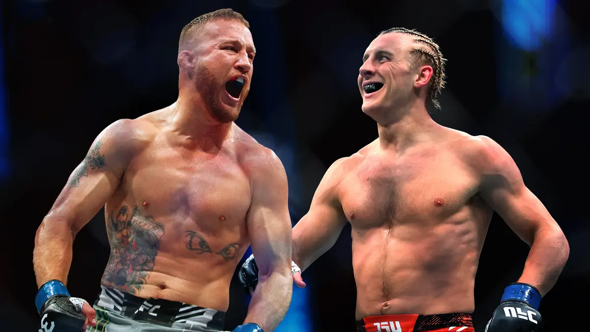 Paddy Pimblett v Justin Gaethje at UFC 324 on Virgin TV.