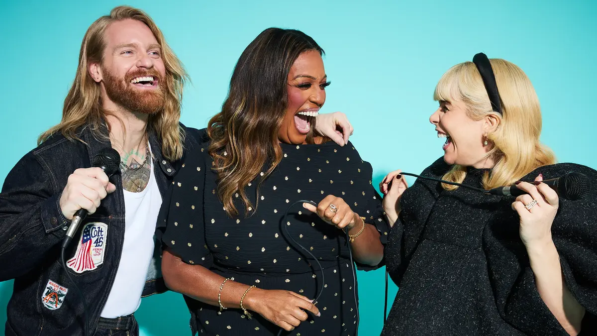Sam Ryder, Alison Hammond and Paloma Faith in Your Song on Channel 4.