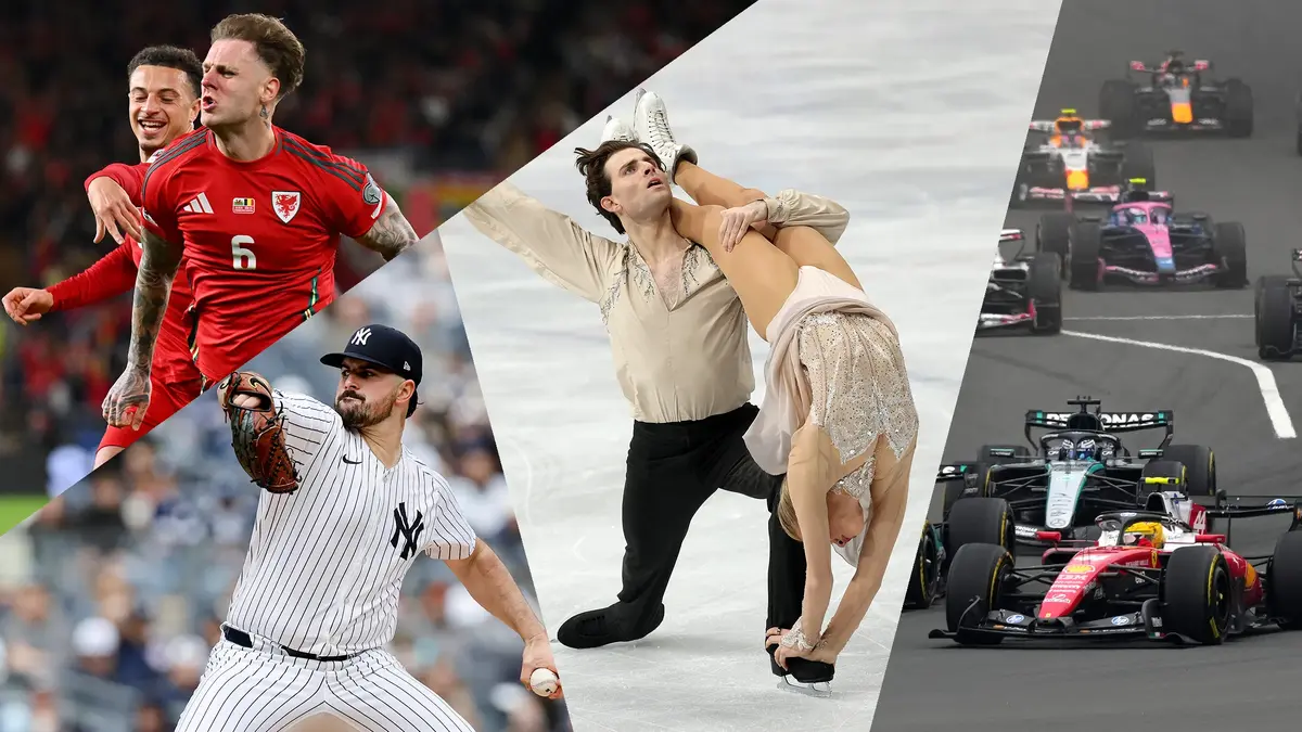 Men’s international football, baseball, the World Figure Skating Champions and Formula One racing, plus more live sport on Virgin TV.
