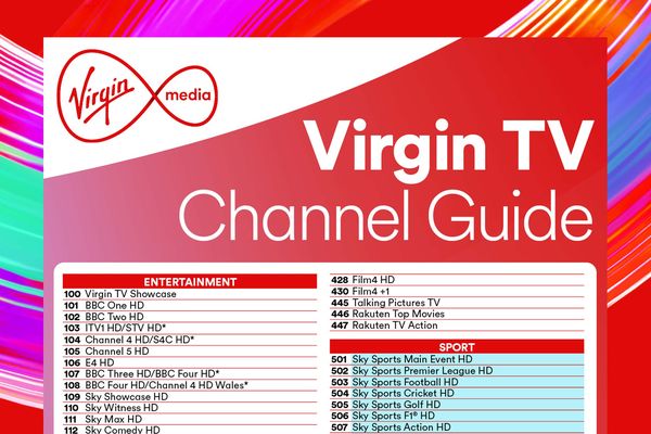 Virgin TV Channel Guide