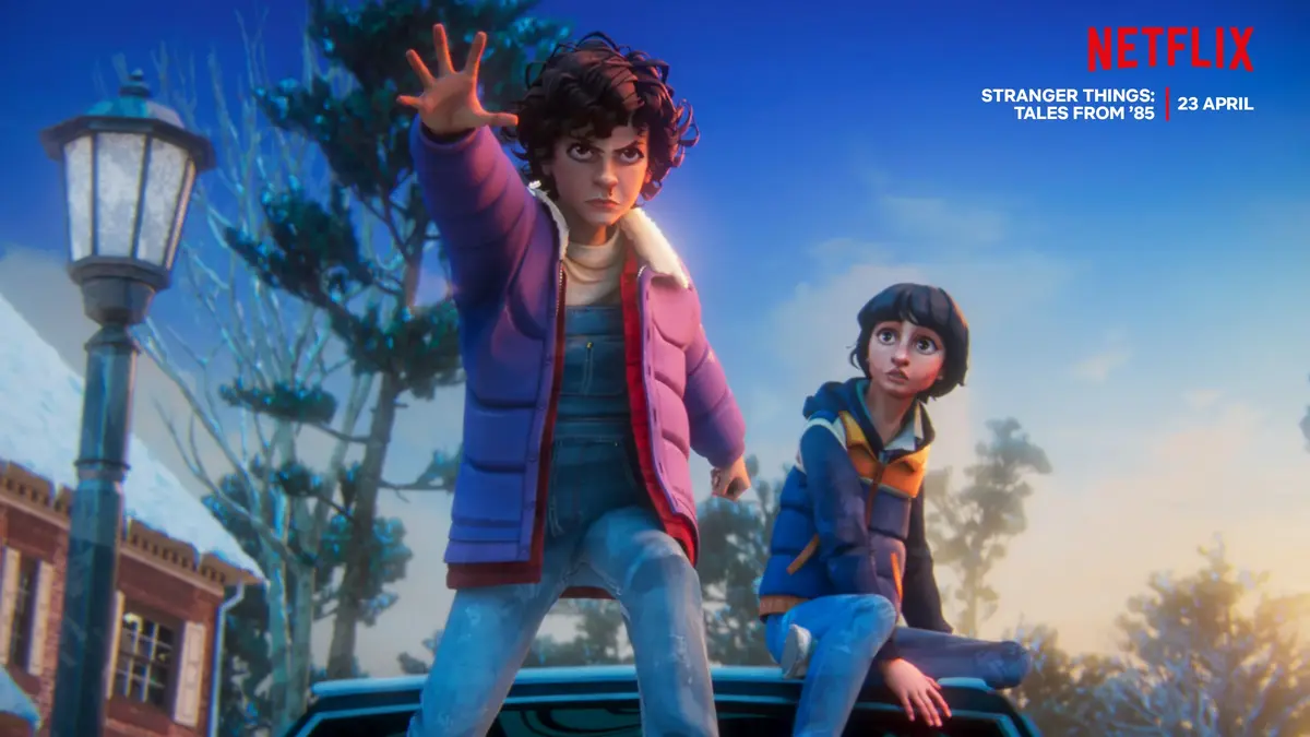 Stranger Things: Tales From ’85 and what else is new on Netflix in April.