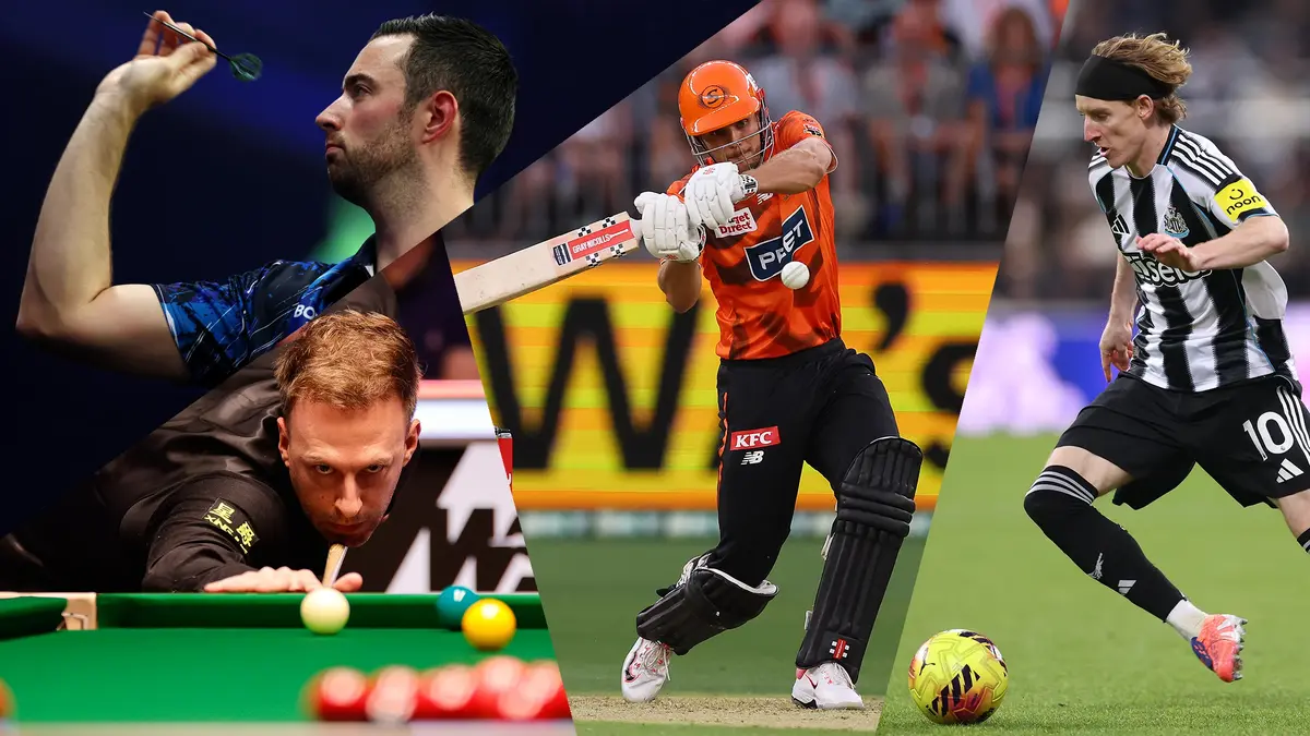 Darts, snooker, cricket, football and more live on Virgin TV this week.