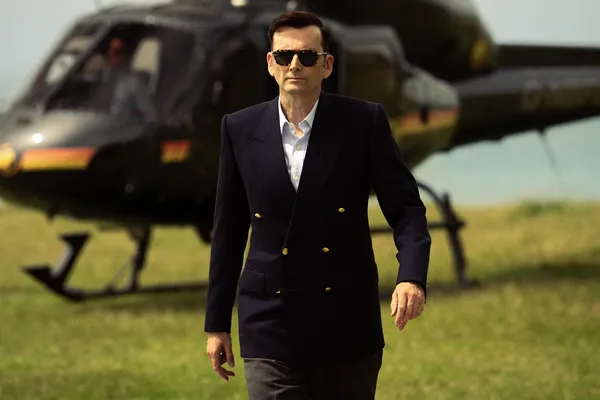 David Tennant as Lord Tony Baddingham in Rivals season 2 on Disney+.