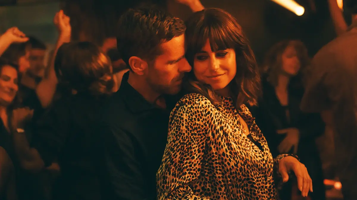 Shaun Evans and Zahra Ahmadi in Betrayal. Watch it on ITV1 and ITVX on Virgin TV.