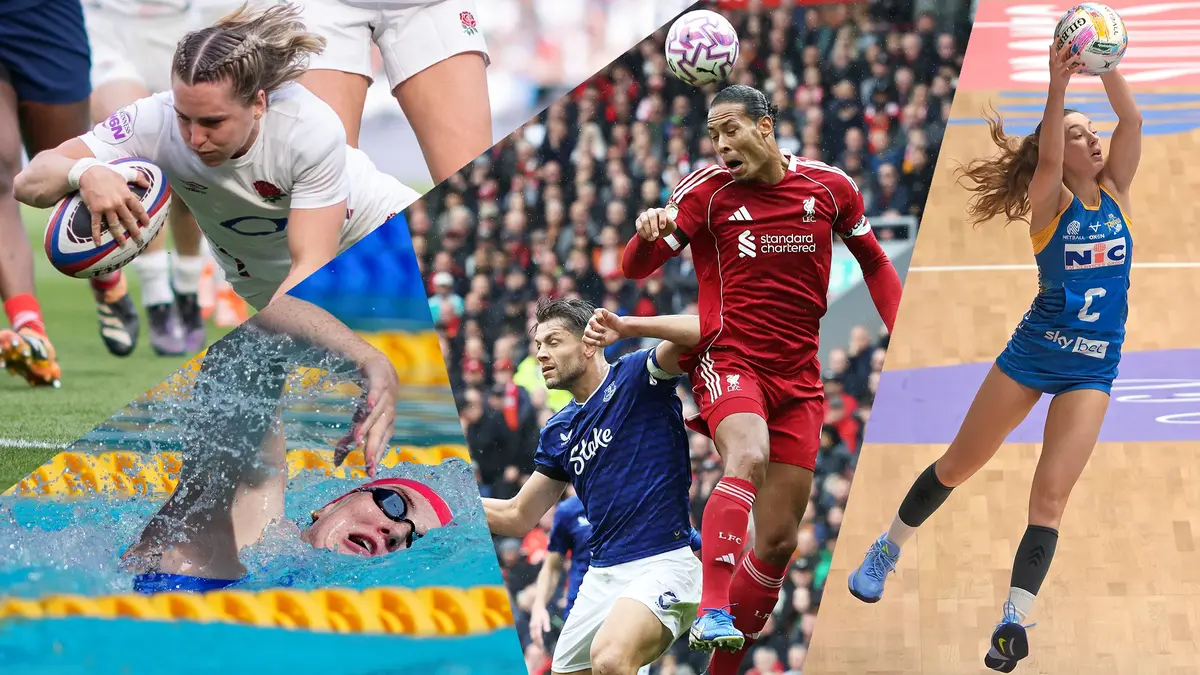 Women’s Six Nations rugby, swimming, Premier League action and netball, plus more live sport on TV this week.