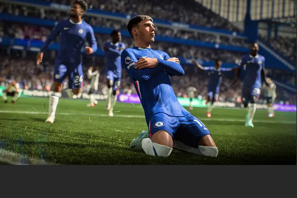 Chelsea’s Cole Palmer – part of the gameplay in EA Sports FC 26, available 26 September.