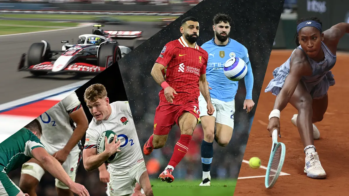 F1, rugby union, football, tennis and more live sport this week on Virgin TV.