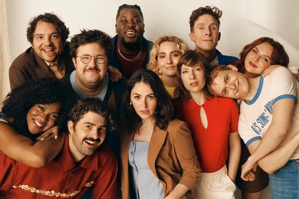 The cast of Sky One’s Saturday Night Live UK.