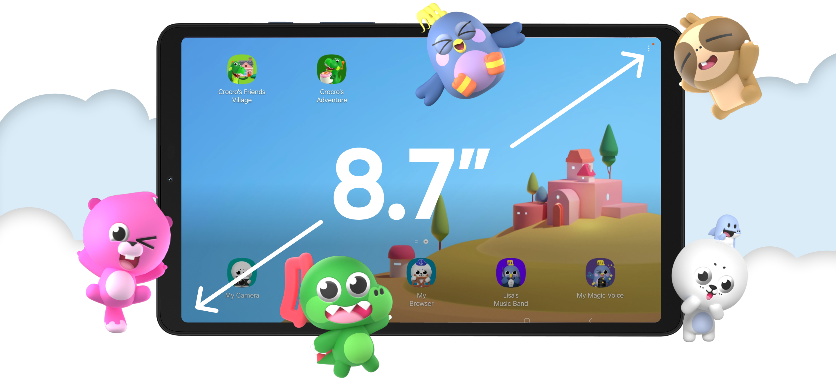 Samsung Kids tablet display