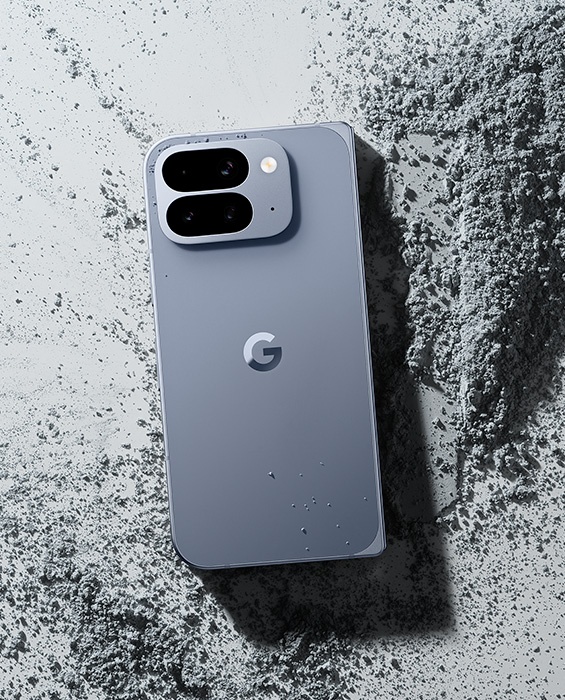 The back of the Google Pixel 10 Pro Fold showing the camera module