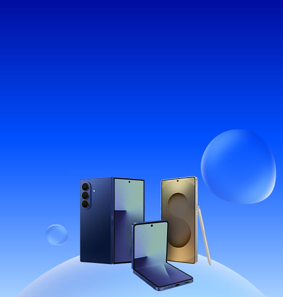 Selection of Samsung Galaxy phones