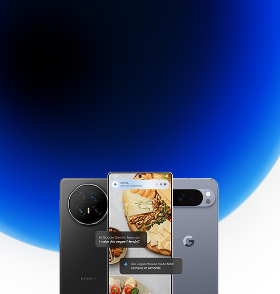 Samsung Ga;axy S25, Honor Magic V5, Google Pixel 10 Pro XL Composition